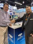 Steve Carter, Aven's National Sales Manager & Brian O'Keeffe, Engineering Manager at Hanwha Techwin